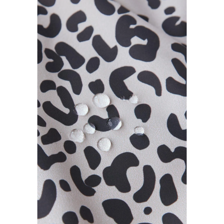 НЕПРОМОКАЕМЫЙ ВЕТРОЗАЩИТНЫЙ КОМБИНЕЗОН С АНИМАЛИСТИЧЕСКИМ ПРИНТОМ