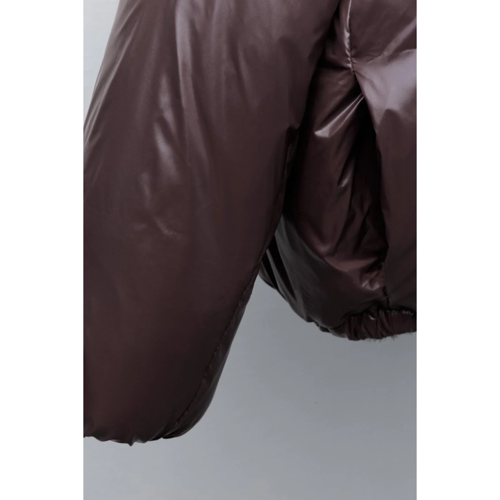 REVERSIBLE ANIMAL PRINT FAUX FUR JACKET