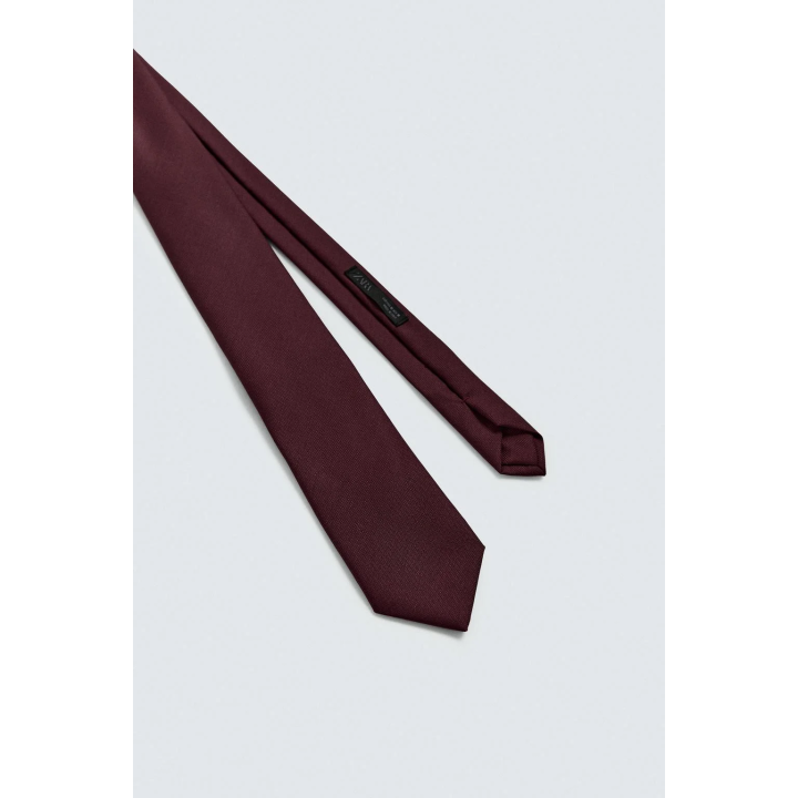 ГАЛСТУК ИЗ 100% ШЕРСТИ С РЕЛЬЕФНЫМ УЗОРОМ