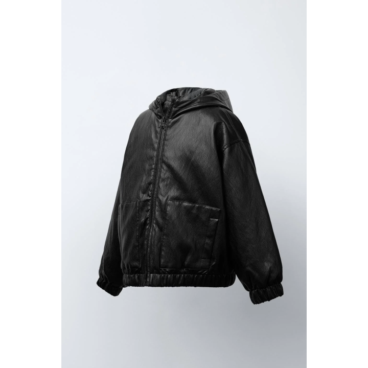 СТЕГАНАЯ КУРТКА ИЗ ИСКУССТВЕННОЙ КОЖИ