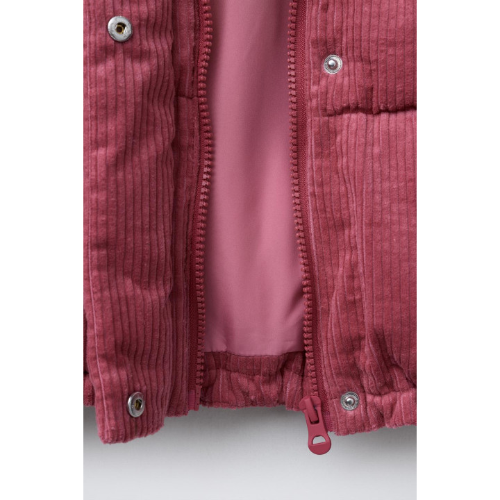 СТЕГАНАЯ ВЕЛЬВЕТОВАЯ КУРТКА С ВЫШИВКОЙ