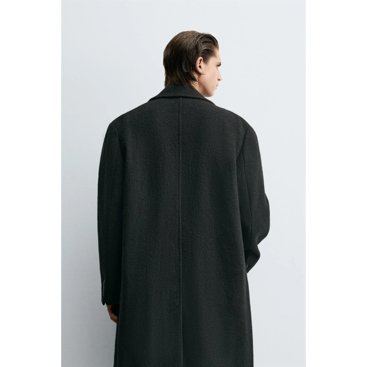 ШЕРСТЯНОЕ ПАЛЬТО ИЗ ТЕКСТИЛЯ БУКЛЕ