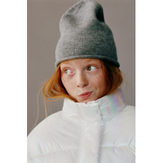 СТЕГАНАЯ КУРТКА С БЛЕСТЯЩЕЙ ОТДЕЛКОЙ