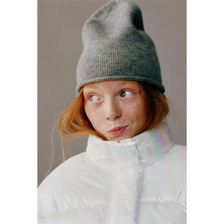 СТЕГАНАЯ КУРТКА С БЛЕСТЯЩЕЙ ОТДЕЛКОЙ