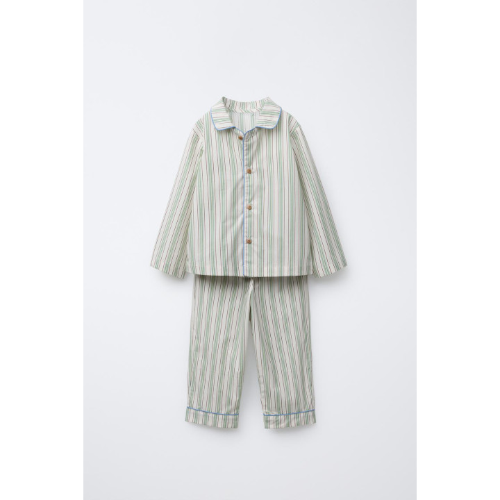 3–6 ЛЕТ/ПИЖАМА: РУБАШКА И БРЮКИ В ПОЛОСКУ