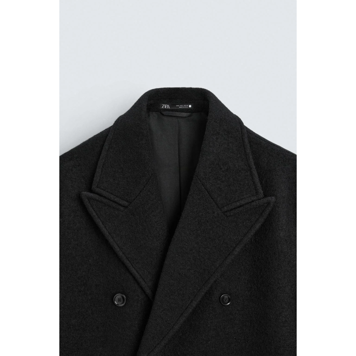 ШЕРСТЯНОЕ ПАЛЬТО ИЗ ТЕКСТИЛЯ БУКЛЕ