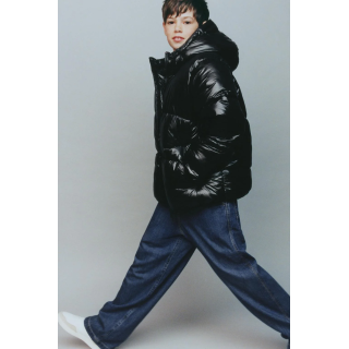 СТЕГАНОЕ ПАЛЬТО С КАПЮШОНОМ WATER REPELLENT