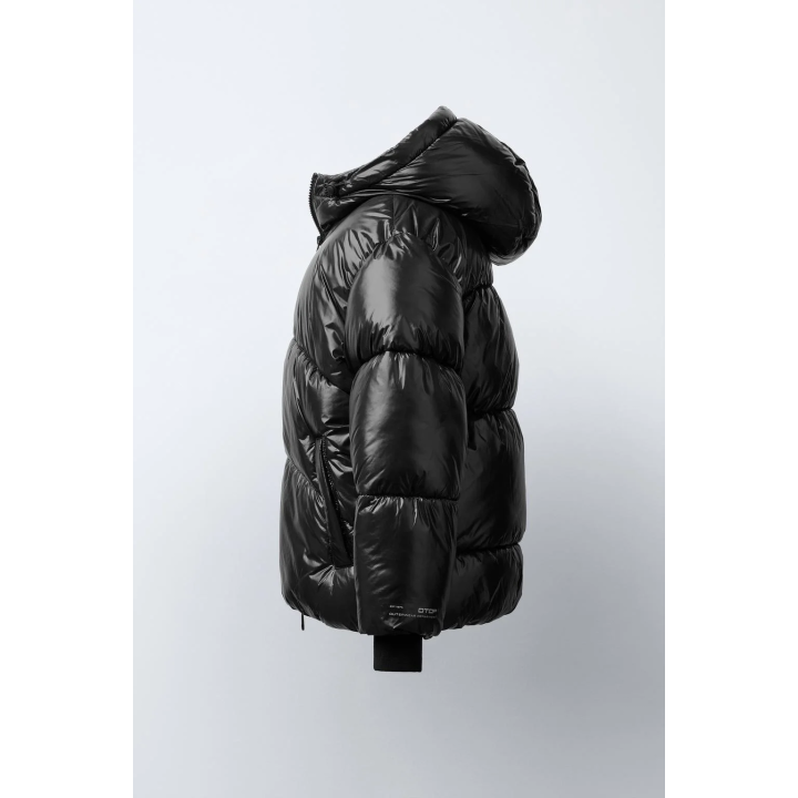 СТЕГАНОЕ ПАЛЬТО С КАПЮШОНОМ WATER REPELLENT