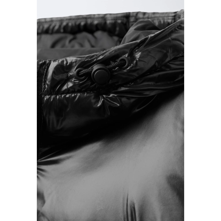 СТЕГАНОЕ ПАЛЬТО С КАПЮШОНОМ WATER REPELLENT