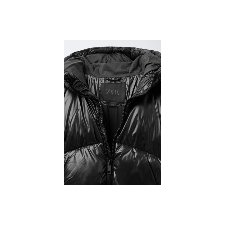 СТЕГАНОЕ ПАЛЬТО С КАПЮШОНОМ WATER REPELLENT