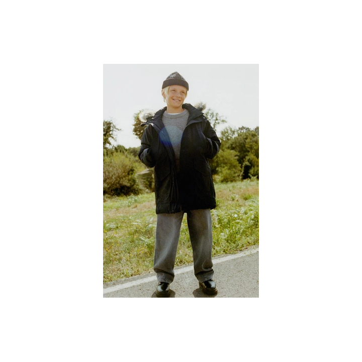 LONG 50% FEATHER AND 50% DOWN WATER-REPELLENT PUFFER JACKET WITH DETACHABLE FAUX FUR HOODIE