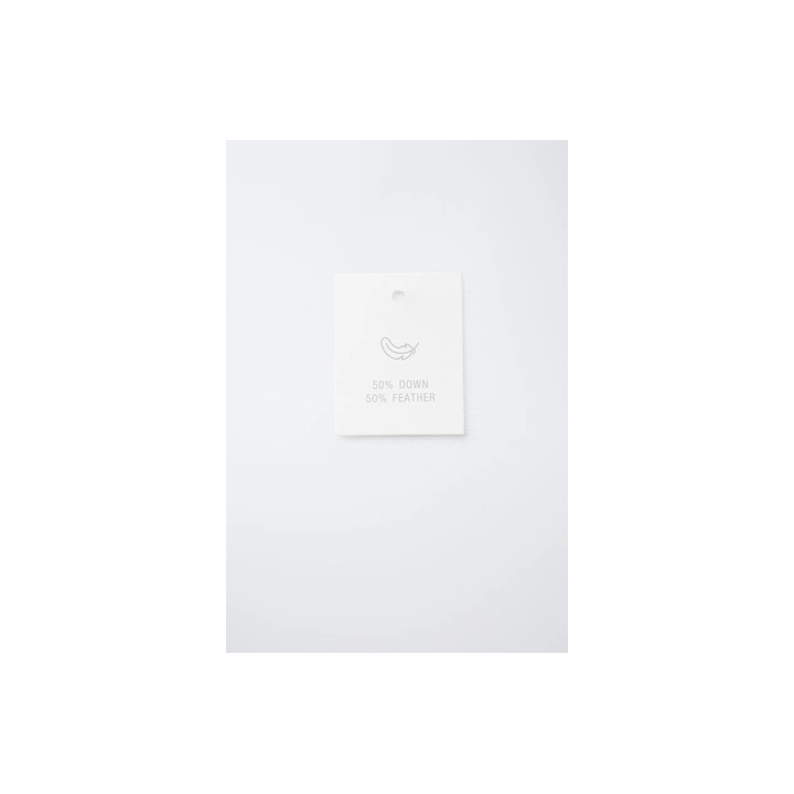 LONG 50% FEATHER AND 50% DOWN WATER-REPELLENT PUFFER JACKET WITH DETACHABLE FAUX FUR HOODIE