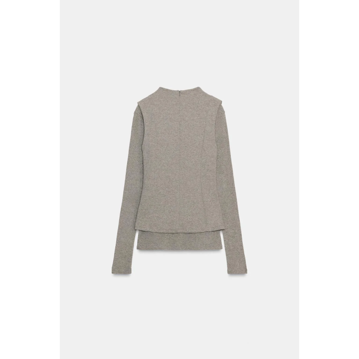 ТОП С ДВОЙНЫМИ ДЛИННЫМИ РУКАВАМИ