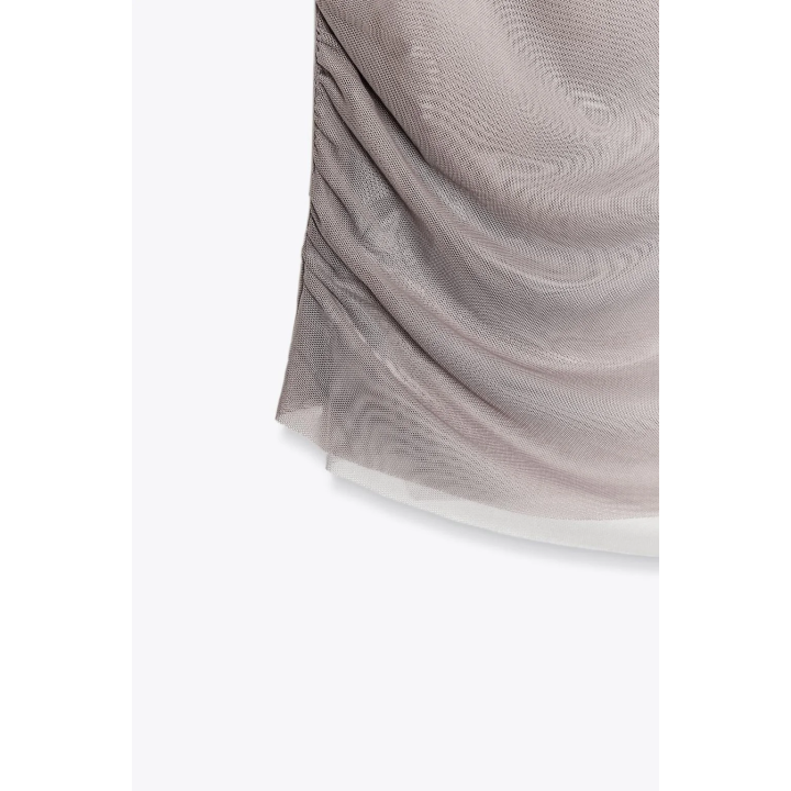 ФУТБОЛКА С ЭФФЕКТОМ ДВОЙНОГО ТЮЛЯ