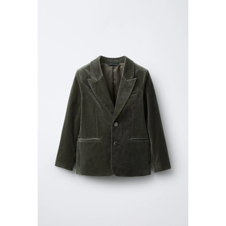 КОСТЮМНЫЙ БЛЕЙЗЕР ИЗ БАРХАТА