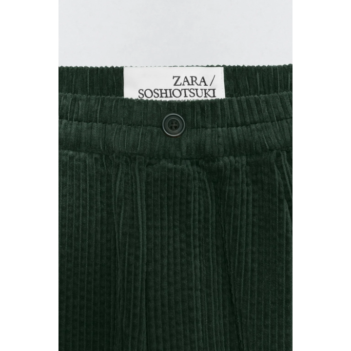 CORDUROY BERMUDA SHORTS SOSHIOTSUKI x ZARA