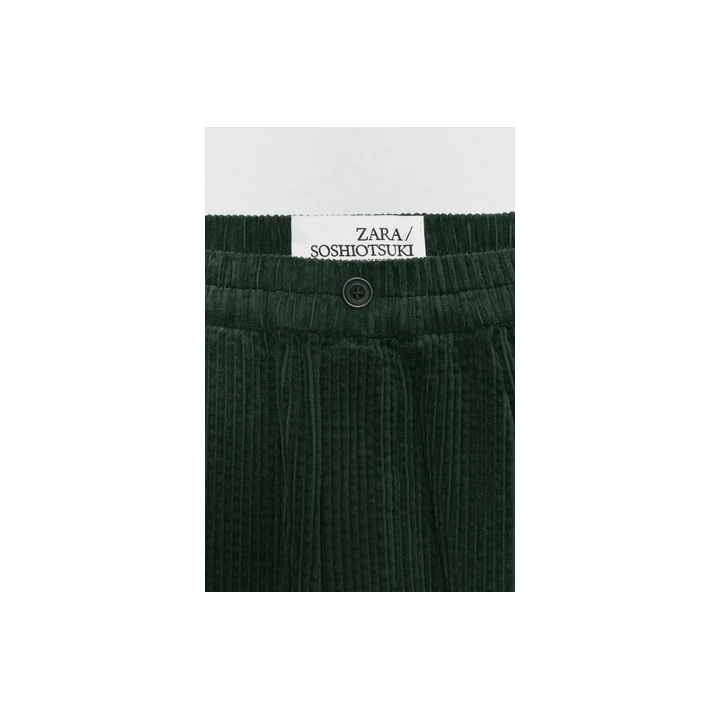 CORDUROY BERMUDA SHORTS SOSHIOTSUKI x ZARA