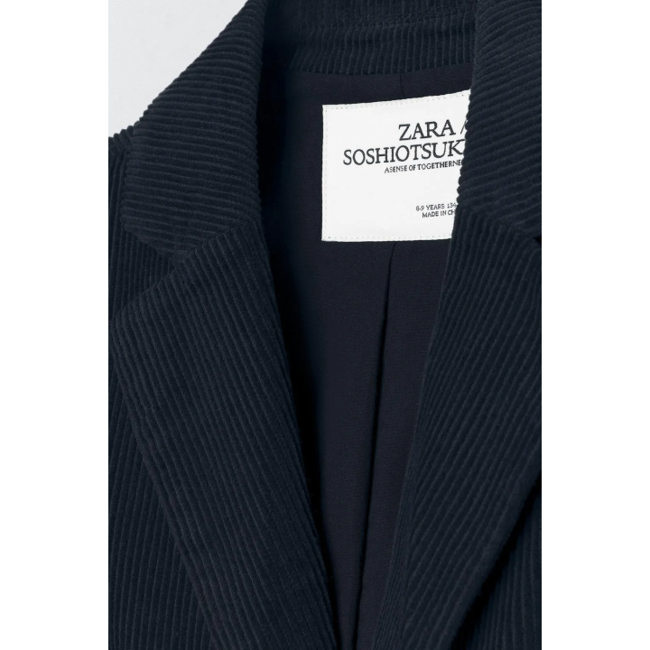 CORDUROY BLAZER SOSHIOTSUKI x ZARA
