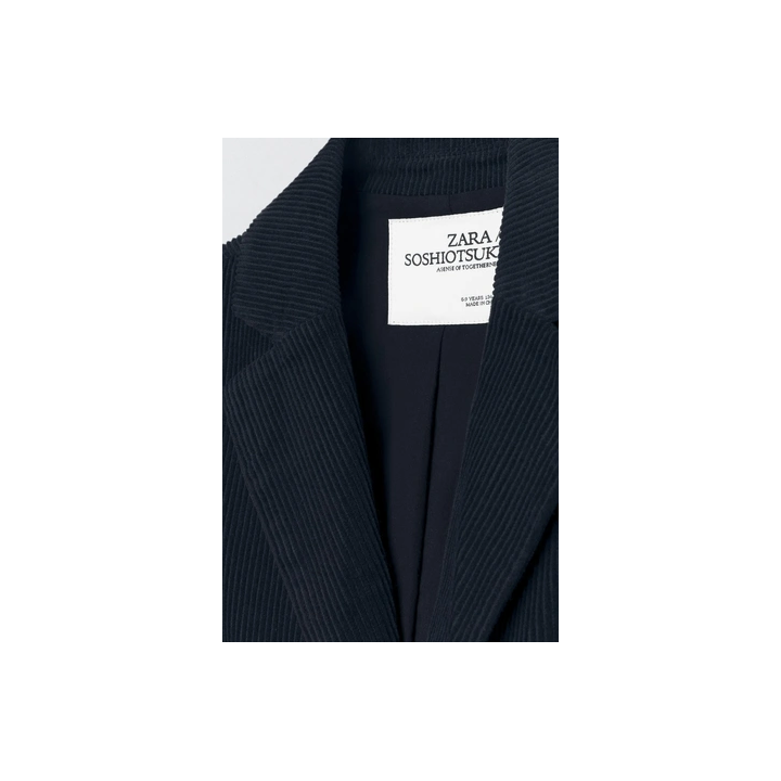 CORDUROY BLAZER SOSHIOTSUKI x ZARA