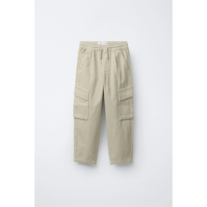 БРЮКИ КАРГО ИЗ ВЕЛЬВЕТА