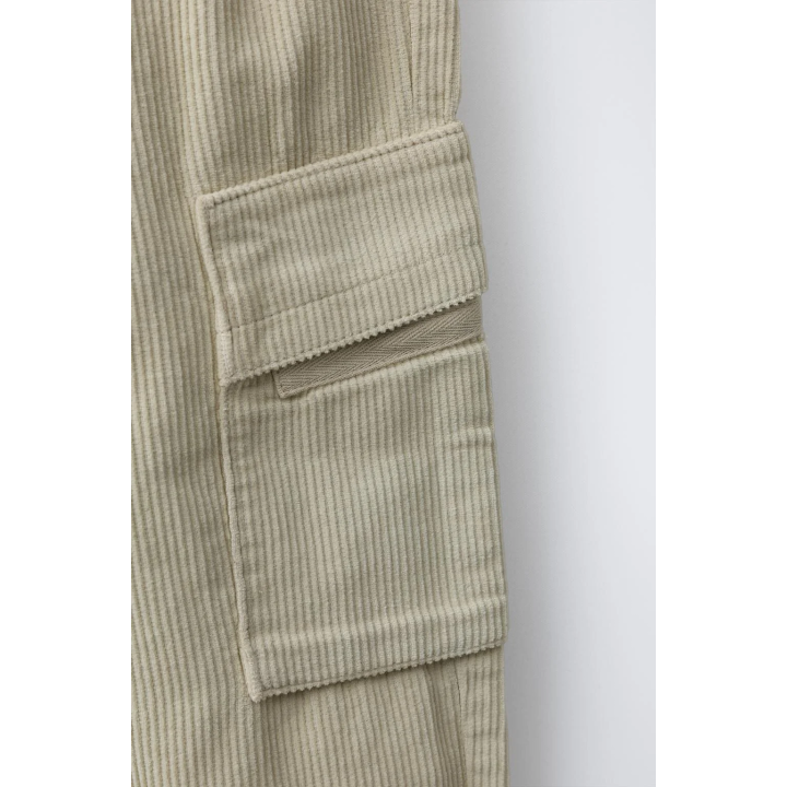 БРЮКИ КАРГО ИЗ ВЕЛЬВЕТА