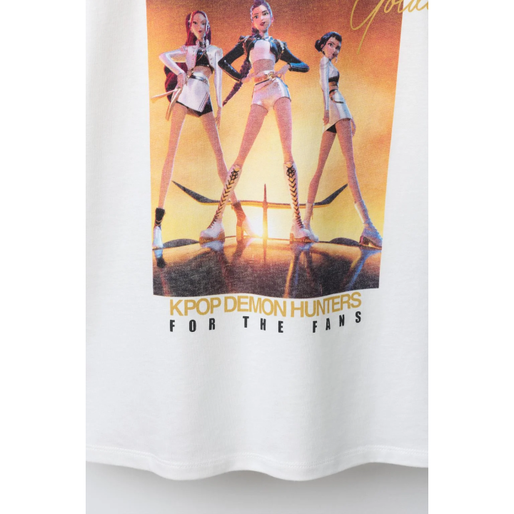 ФУТБОЛКА С ПРИНТОМ KPOP DEMON HUNTERS™ NETFLIX ©