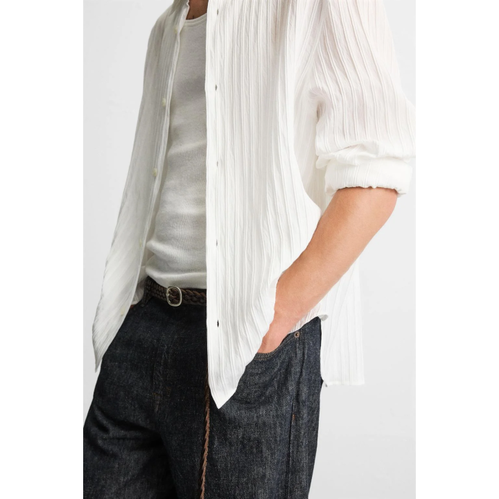 ЖАККАРДОВАЯ РУБАШКА В ПОЛОСКУ