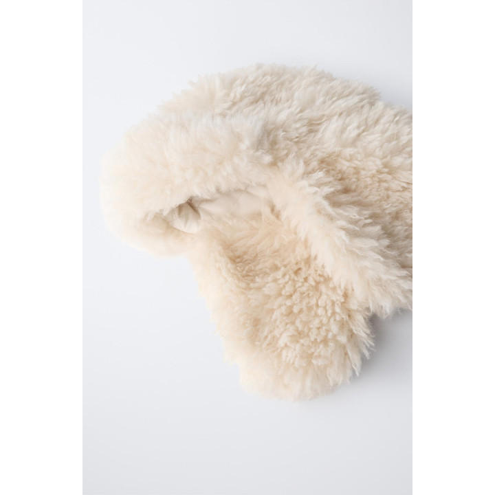 Шапка из искусственного меха коллекции для катания на лыжах