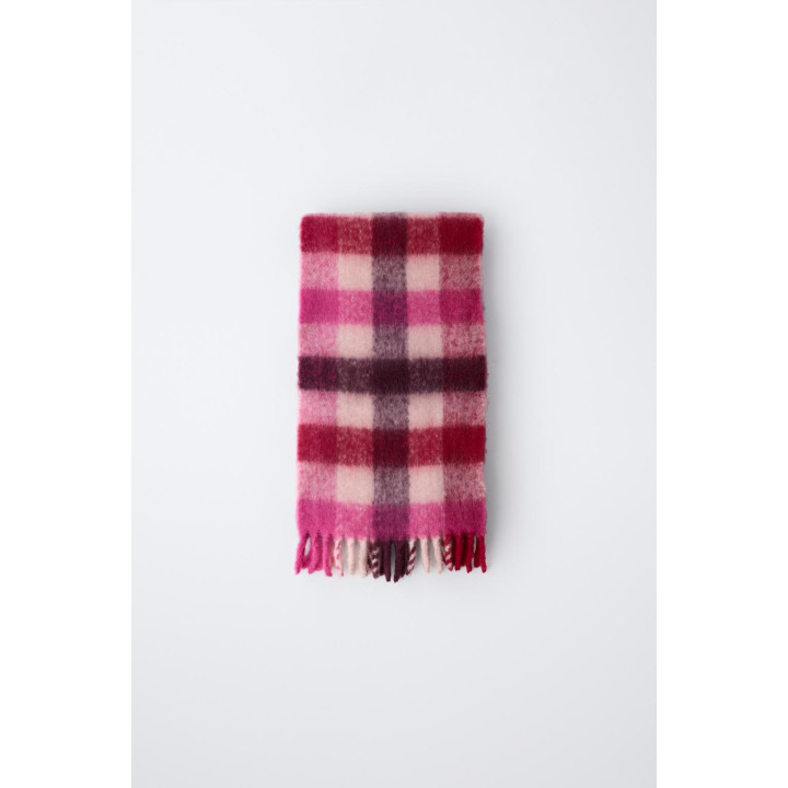 ШАРФ В КЛЕТКУ ИЗ ТРИКОТАЖА