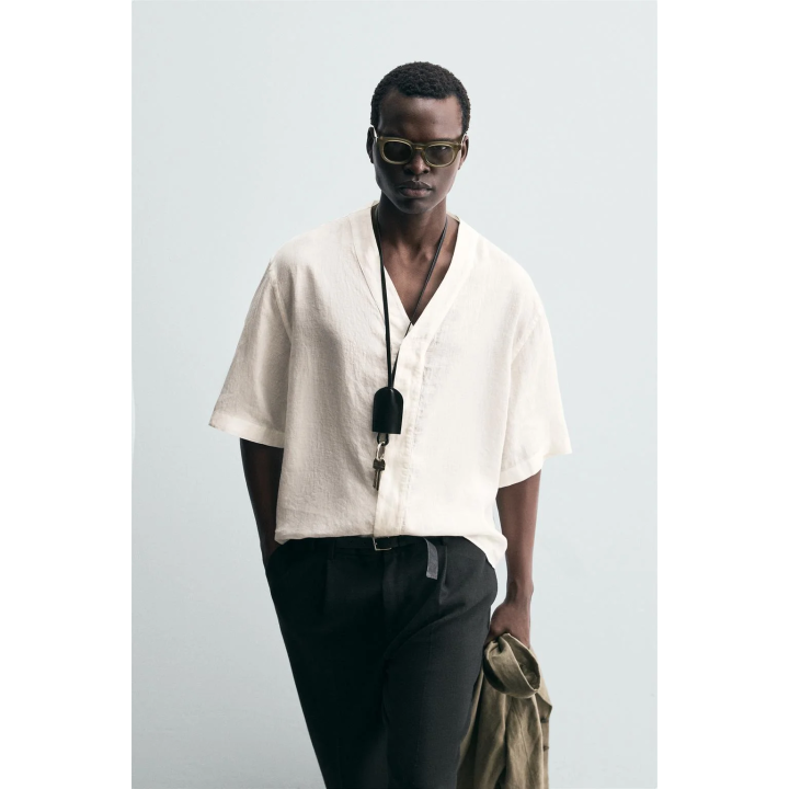 РУБАШКА ИЗ 100% ЛЬНА