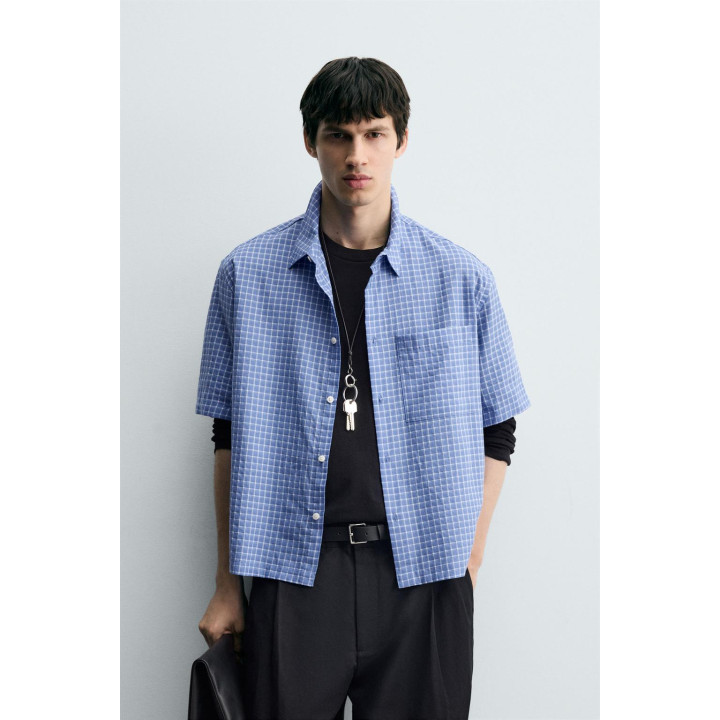 РУБАШКА В КЛЕТКУ BOXY FIT