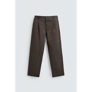 БРЮКИ ИЗ ХЛОПКА И ЛЬНА СО СКЛАДКАМИ