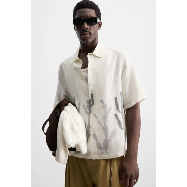 РУБАШКА ИЗО ЛЬНА И ВИСКОЗЫ CACTUS