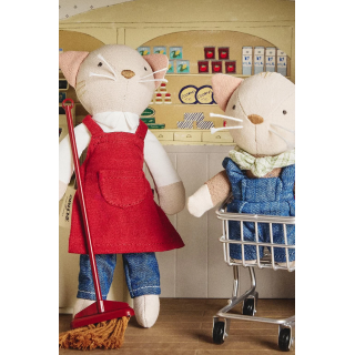 Набор мягких игрушек кошачьей семьи для детей (набор из 3 шт.)