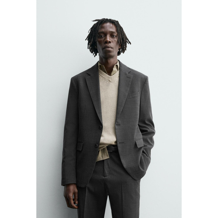 КОСТЮМНЫЙ БЛЕЙЗЕР ИЗ ТКАНЕВОЙ ФАКТУРЫ