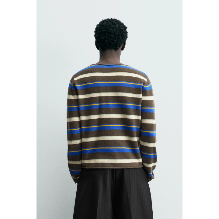 Джемпер в полоску из джаккарда limited edition