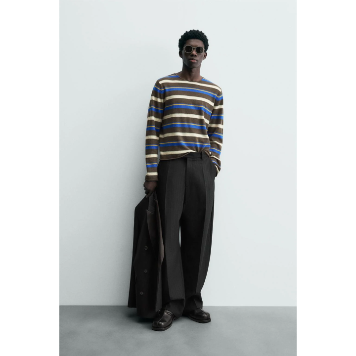Джемпер в полоску из джаккарда limited edition