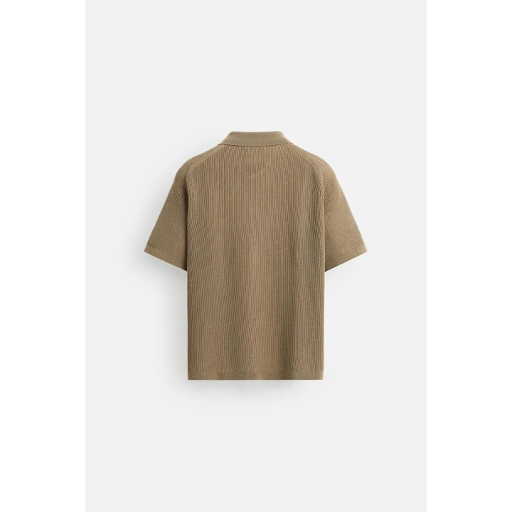 ТРИКОТАЖНАЯ РУБАШКА СВОБОДНОГО КРОЯ