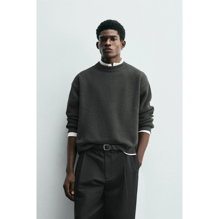 СВИТЕР ИЗ ШЕНИЛЛОВОЙ ТКАНИ