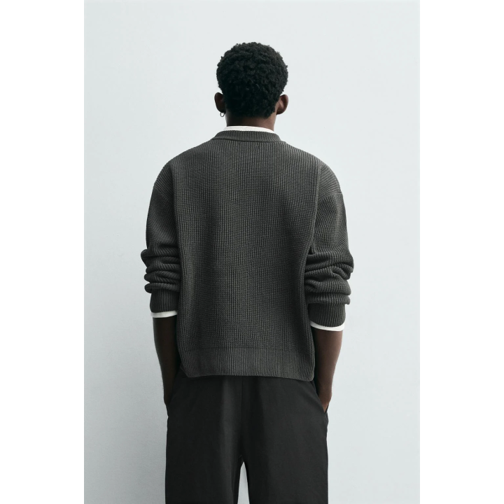 СВИТЕР ИЗ ШЕНИЛЛОВОЙ ТКАНИ