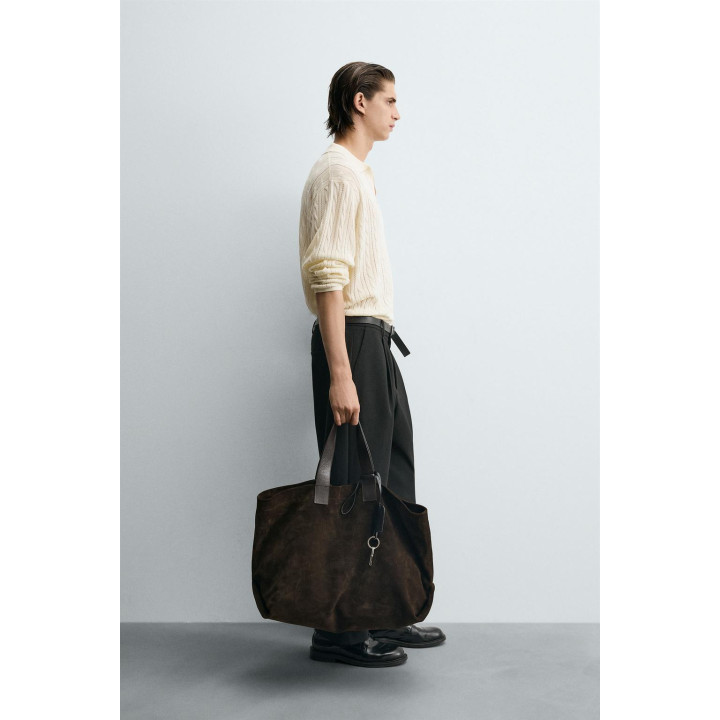 ПОЛО С РЕЛЬЕФНЫМ УЗОРОМ «КОСА»