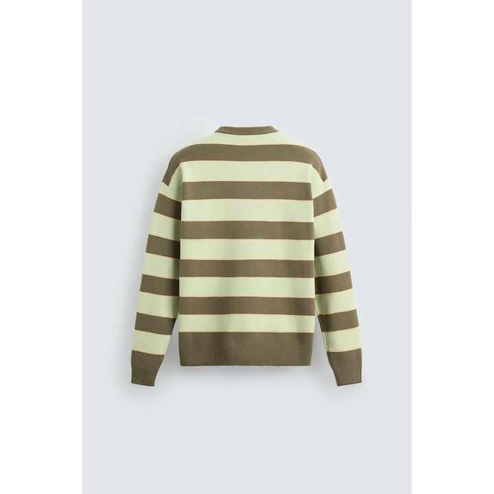 СВИТЕР ИЗ МЯГКОЙ РЕЛЬЕФНОЙ ТКАНИ