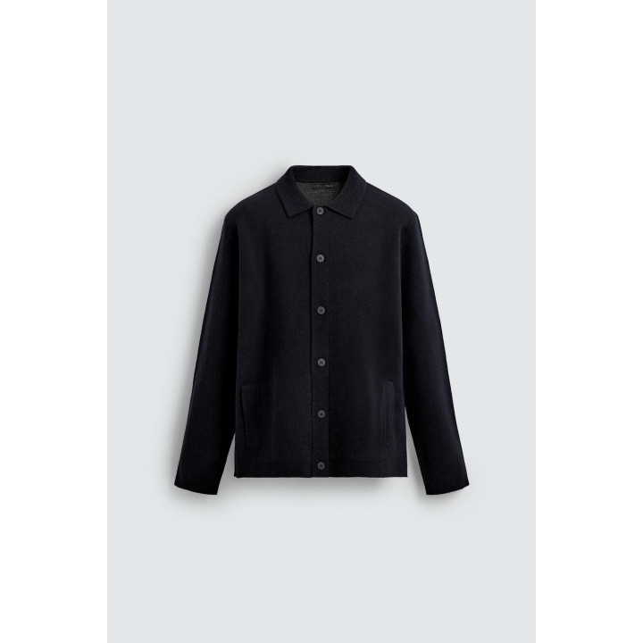 КАРДИГАН ИЗ РЕЛЬЕФНОЙ ТКАНИ С КАРМАНАМИ