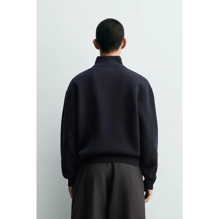 Джемпер с застежкой на молнии до четверти