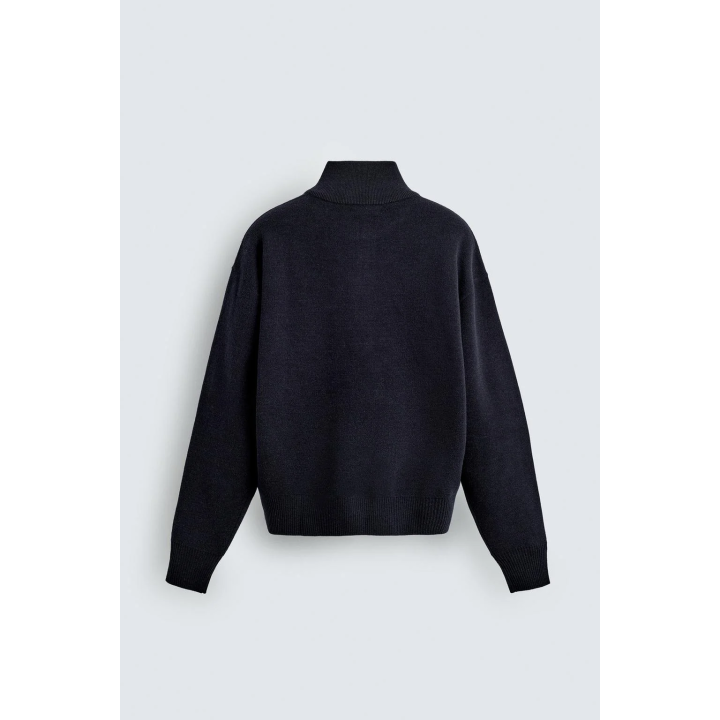 Джемпер с застежкой на молнии до четверти