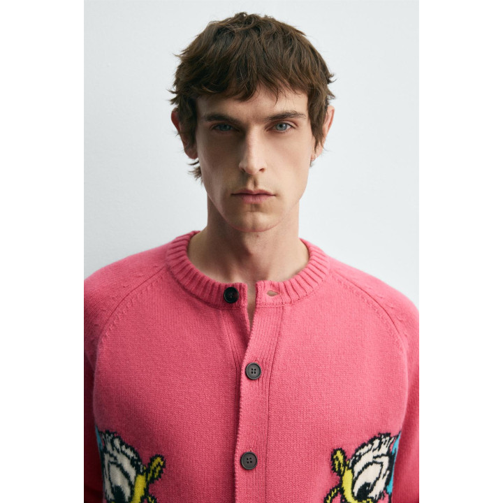ШЕРСТЯНОЙ КАРДИГАН DONALD DUCK HARRY LAMBERT FOR ZARA X DISNEY