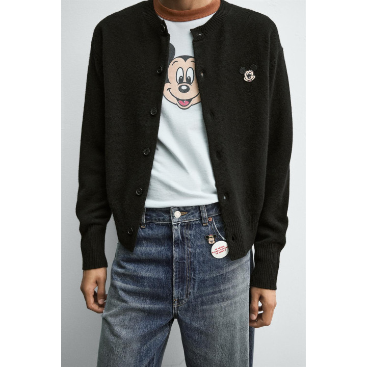КАРДИГАН С НАШИВКОЙ MICKEY MOUSE HARRY LAMBERT FOR ZARA X DISNEY