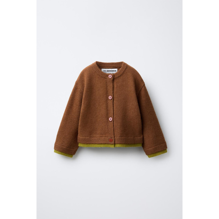 Кардиган с двойным подолом bensimon ® x zara