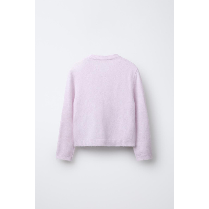 ВЯЗАНЫЙ КАРДИГАН С БУСИНАМИ