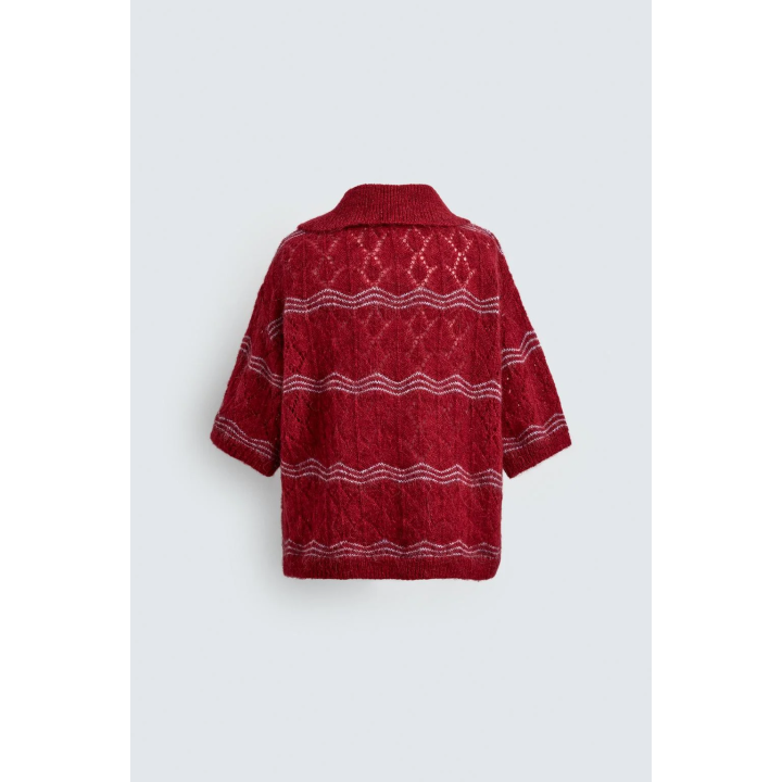 ВЯЗАНОЕ АЖУРНОЕ ПОЛО HARRY LAMBERT FOR ZARA X DISNEY